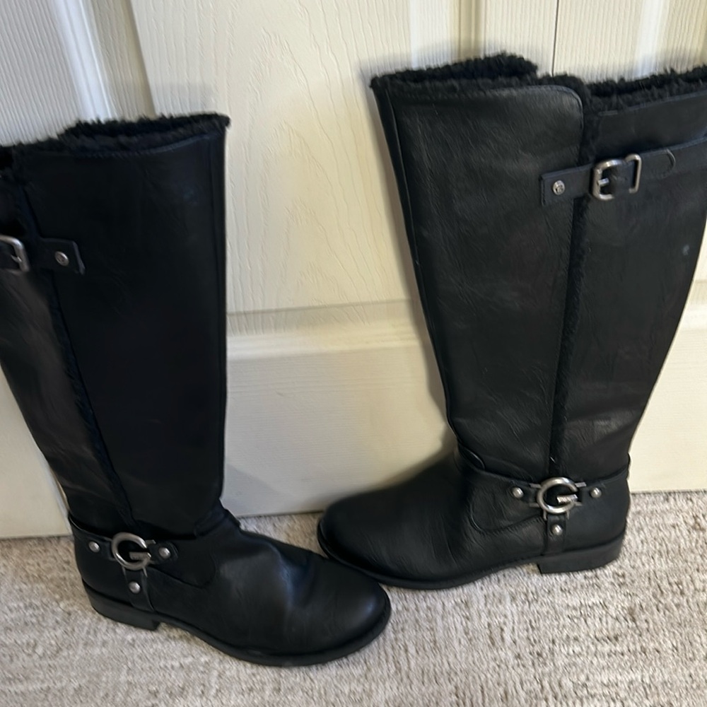 G by GUESS women boots size 7.5 black new